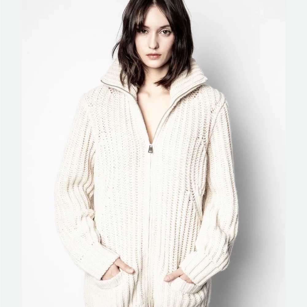 Zadig & Voltaire Beige Women's Cardigan